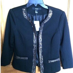 Forever 21 black beaded blazer